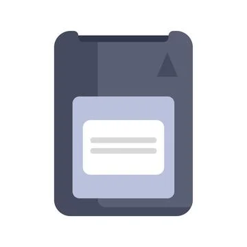 Floppy disk representing saving data storage technology Stock Illustration