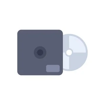 Floppy disk saving data storage icon showing diskette backup Stock Illustration