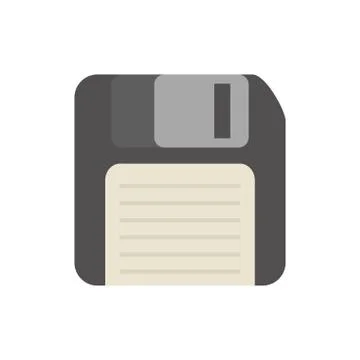 Floppy disk storage information office イラスト素材