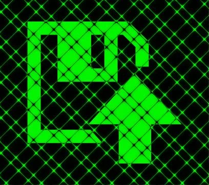 Floppy disk upload Flat with abstract background イラスト素材