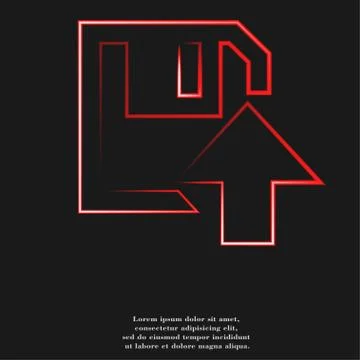 Floppy disk upload Flat with abstract background Stock Illustration