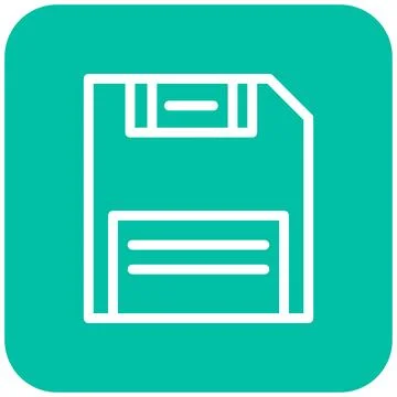 Floppy disk Vector Icon Design Illustration Stock Illustration