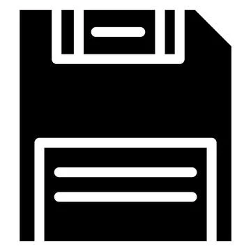 Floppy disk Vector Icon Design Illustration Stock Illustration