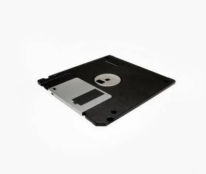 Floppy disk on white background Stock Photos
