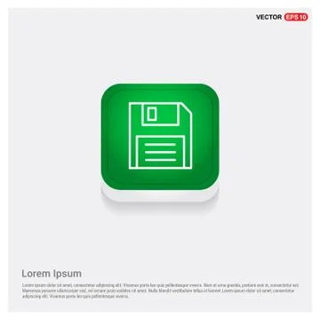 Floppy diskette icon Stock-Illustration