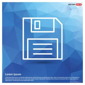 Floppy diskette icon Stock-Illustration