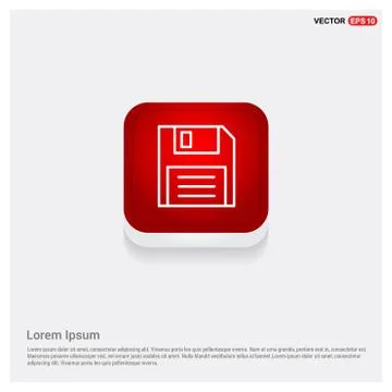 Floppy diskette icon Stock-Illustration