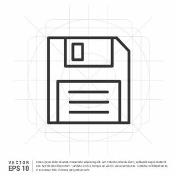 Floppy diskette icon Stock-Illustration