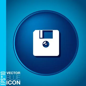 Floppy, diskette. symbol store information document. computer floppy disk ico Stock Illustration