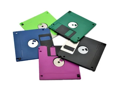 Floppy diskettes  Stock Photos