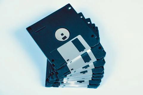 Floppy Disks closeup Foto stock