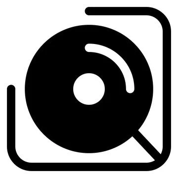 Floppy glyph icon vector illustration isolated on white background Stock Illustration