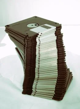 Floppy stack Stock Photos