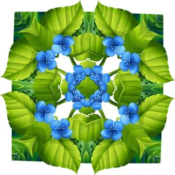 Flora pattern Stock Illustration