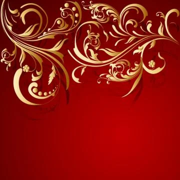 Floral abstract background Stock Illustration