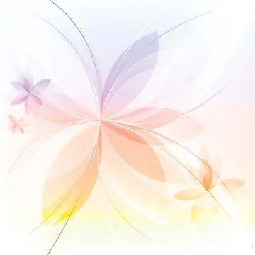Floral abstract background Stock Illustration