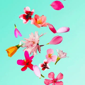 Floral abstract background Stock Illustration