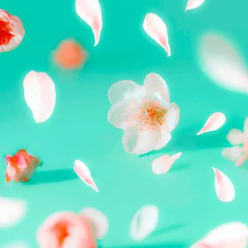 Floral abstract background Stock Illustration