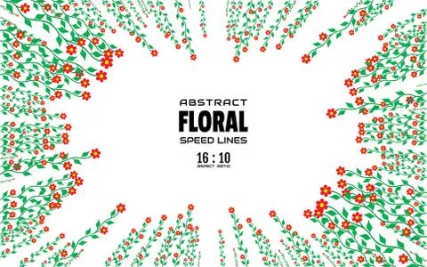 Floral abstract background with space for text Stock-Illustration