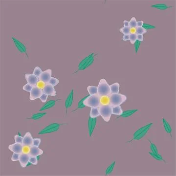 Floral abstract background texture. Seamless flowers pattern. Illustrazione stock