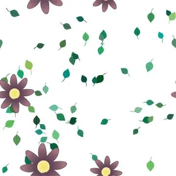 Floral abstract background texture. Seamless flowers pattern. Illustrazione stock
