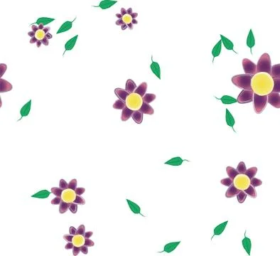 Floral abstract background texture. Seamless flowers pattern. Stock-Illustration