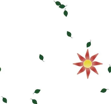 Floral abstract background texture. Seamless flowers pattern. Stock Illustration