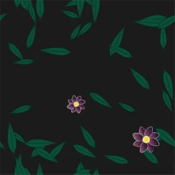 Floral abstract background texture. Seamless flowers pattern. Stock Illustration
