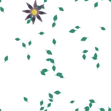 Floral abstract background texture. Seamless flowers pattern. Stock Illustration