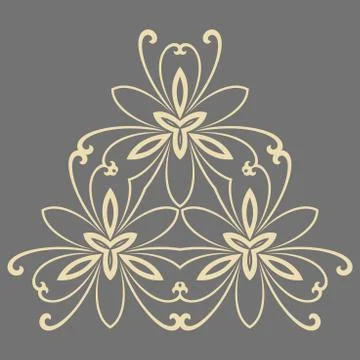 Floral Abstract Pattern Stockillustratie