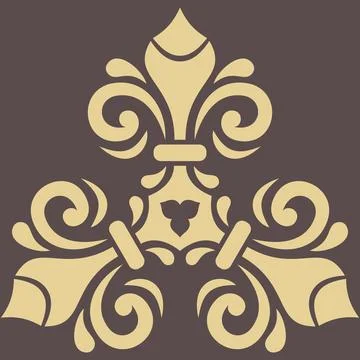 Floral Abstract Pattern Illustrazione stock