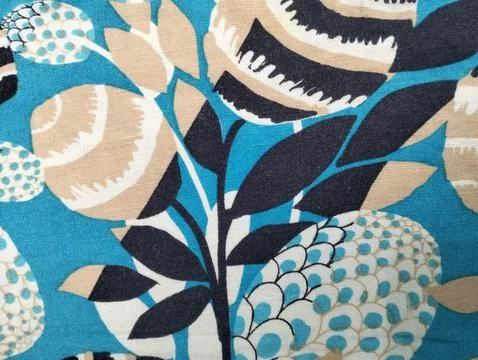 Floral and Spiral Patterns Stock-Fotos
