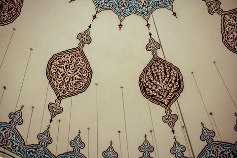 Floral art pattern example of the Ottoman time Stock Photos