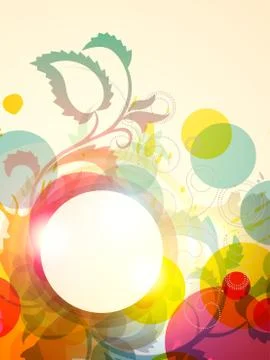 Floral artwork Stock Illustration
