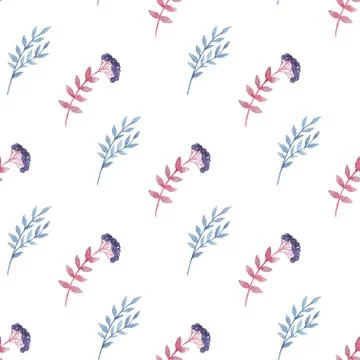 Floral autumn pattern Stock Illustration