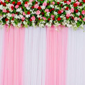 Floral backdrop Stock Photos