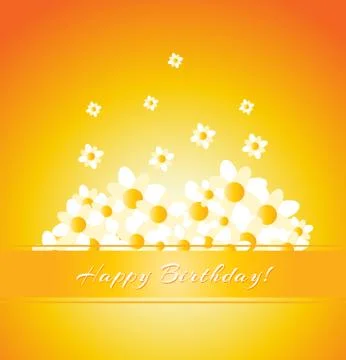 Floral background card Stock Illustration