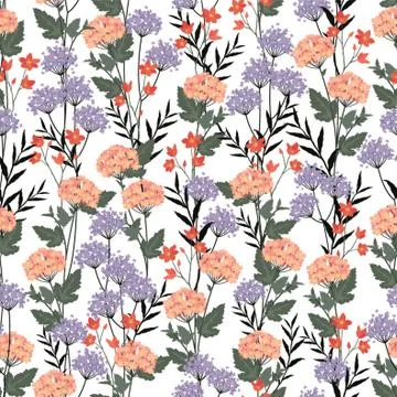 Floral Background Concept Illustrazione stock
