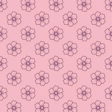 Floral background design Stock Illustration