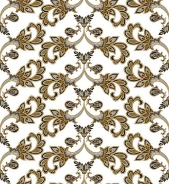 Floral background. Flower pattern. Flourish seamless texture Stock Illustration