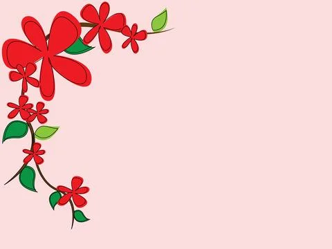 Floral background with flowers 스톡 일러스트