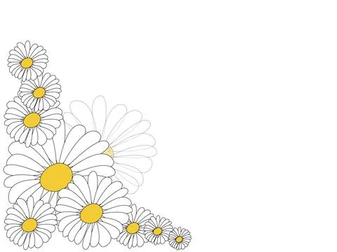 Floral background with flowers Stock-Illustration