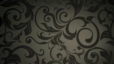 Floral background. Graphic pattern for fabric, wallpaper, packaging. Stock Illustration
