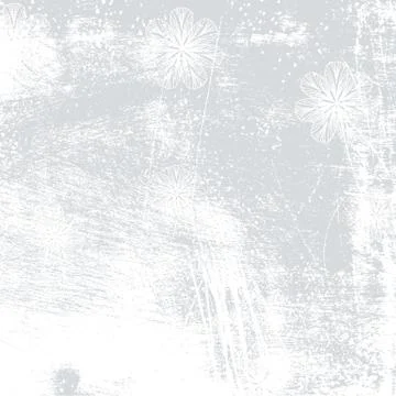 Floral background - grey Stock Illustration