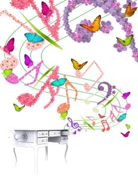 Floral background Stock Illustration