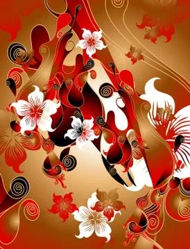 Floral Background Stockillustratie