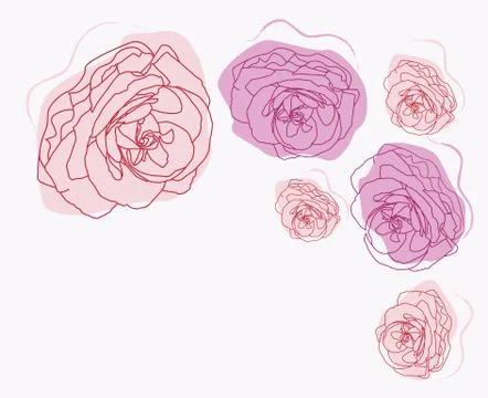 Floral background Illustrazione stock