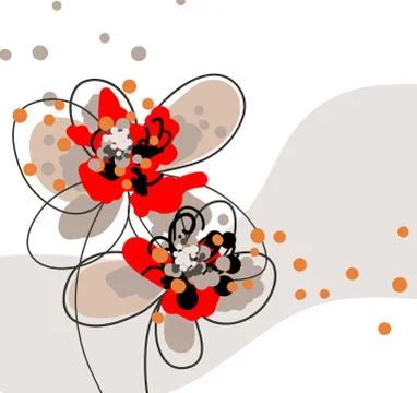 Floral background Stock Illustration