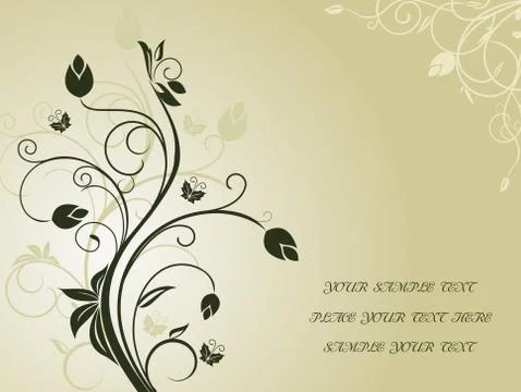 Floral background Stock Illustration