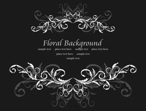 Floral background Stock Illustration